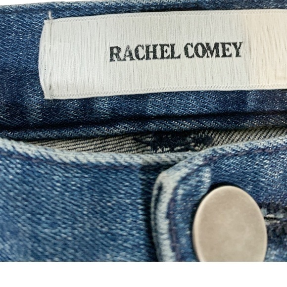 Rachel Comey Tux Stripe Denim High Waist Skinny Jeans Size 0 - Picture 8 of 9
